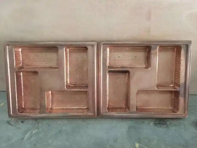 Electroplated copper mold vacuum forming mold