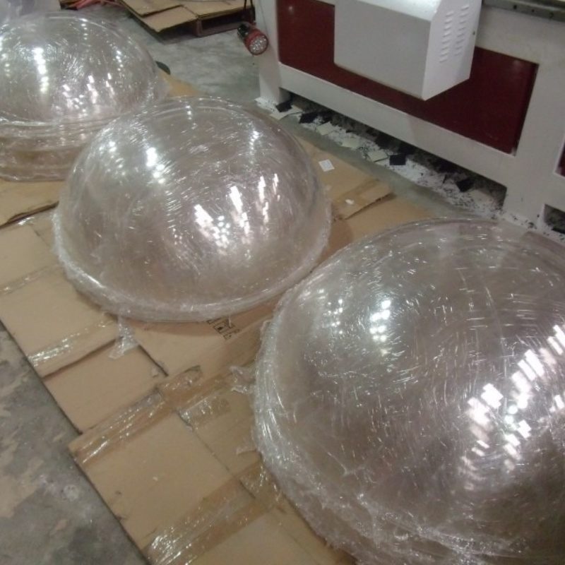 Vacuum forming acrylic lampshade